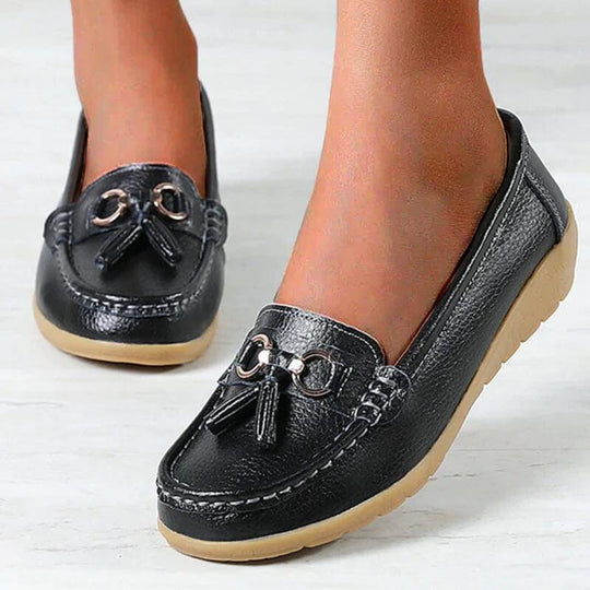 Bathshua - Leder Bequeme Schuhe
