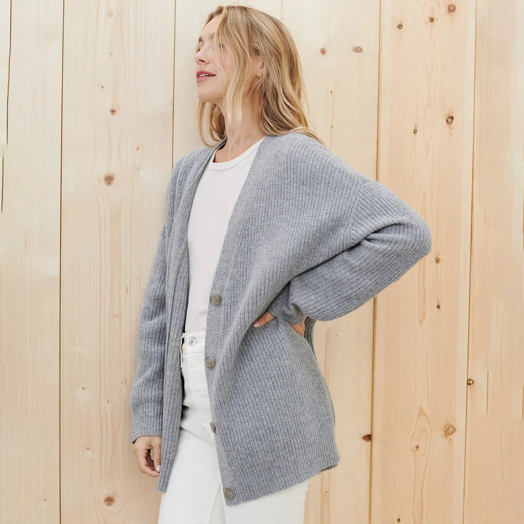 Leah - Überdimensionale Kaschmir-Cardigan