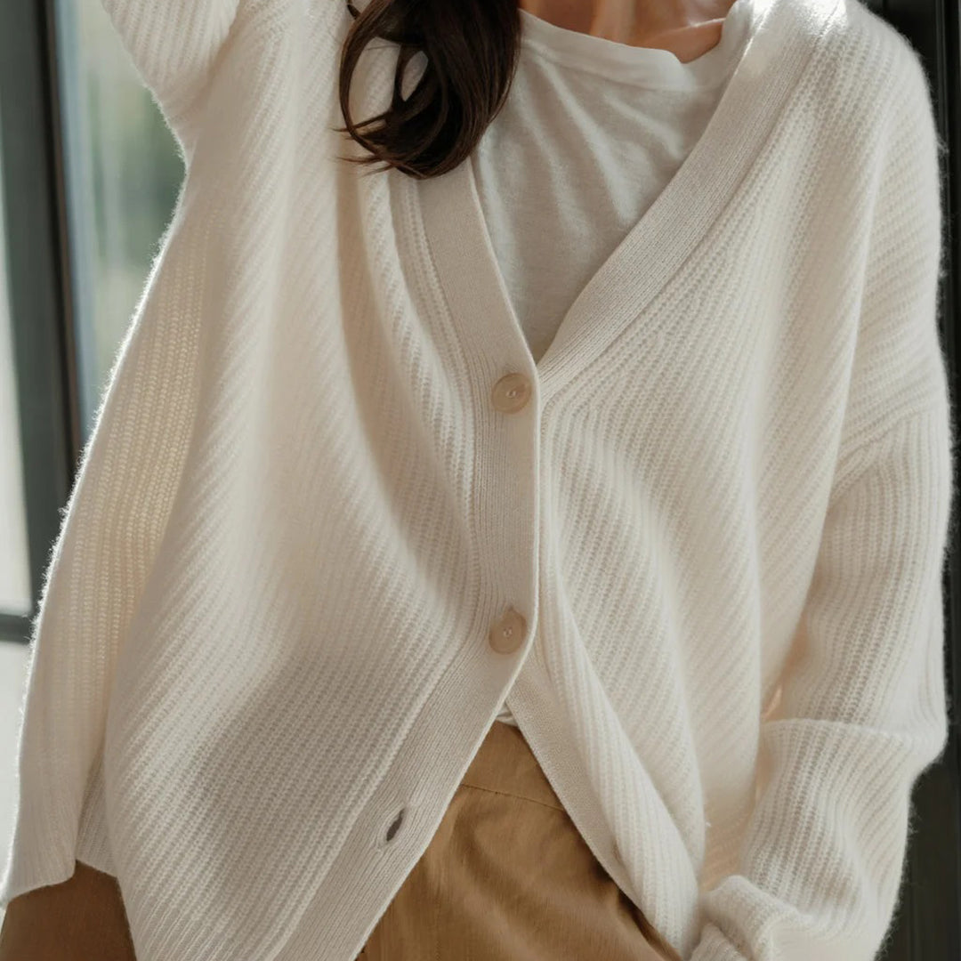Leah - Überdimensionale Kaschmir-Cardigan