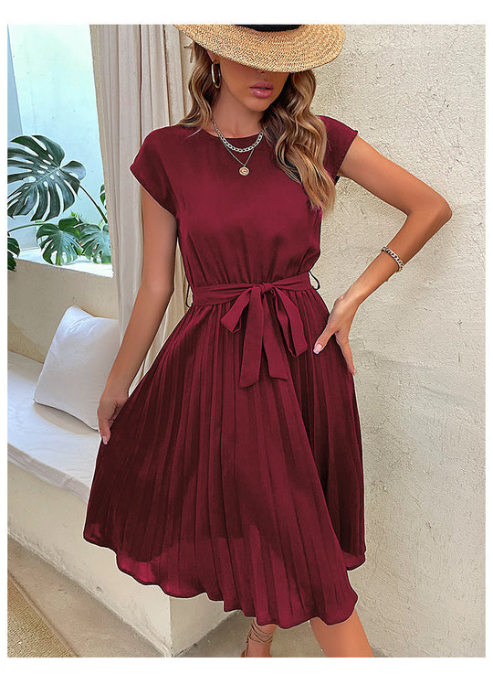 Anaiah - Schönes plissiertes Kleid für Frauen