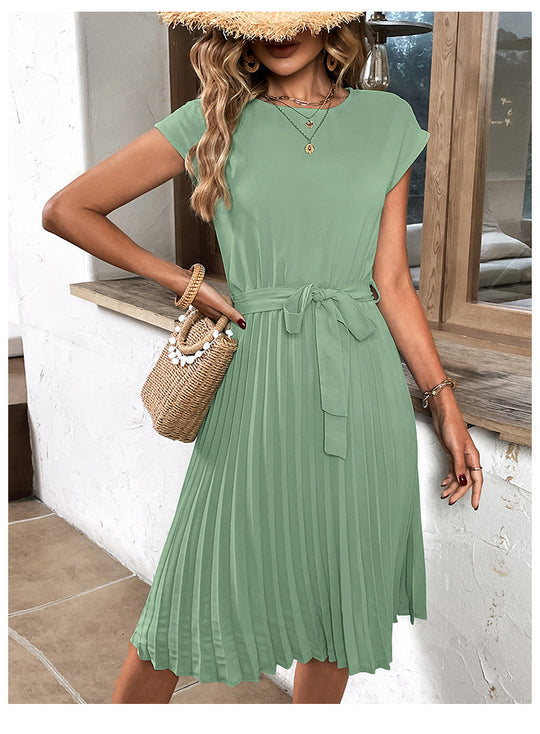 Anaiah - Schönes plissiertes Kleid für Frauen