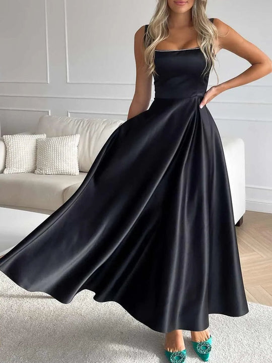 Catarina - Midikleid mit verziertem Mieder und Riemen