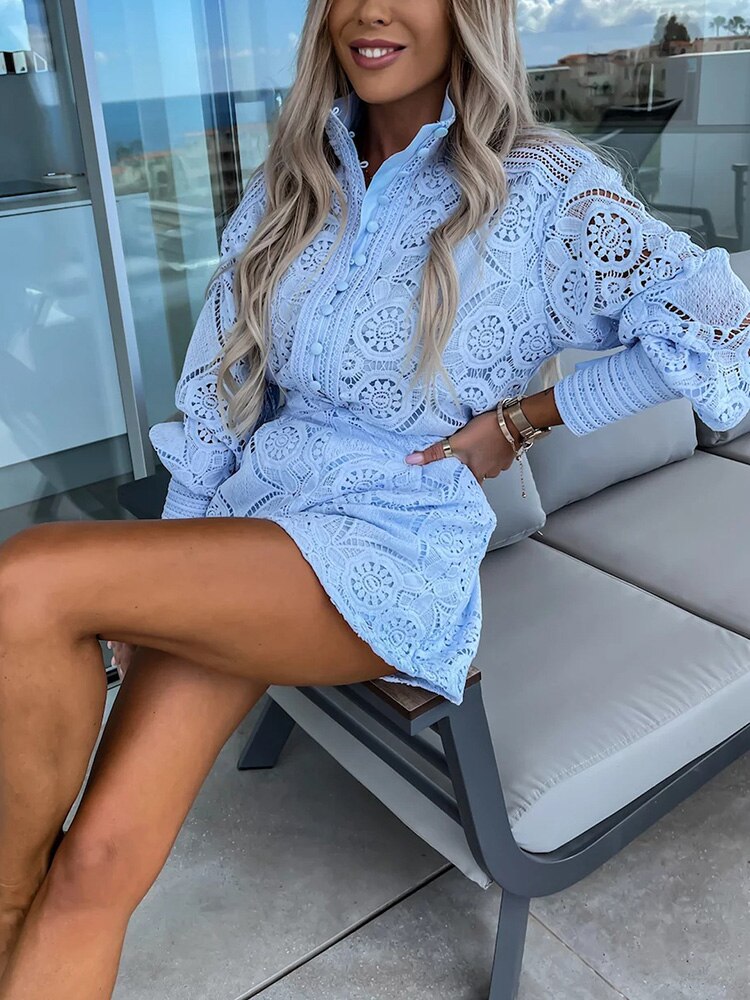 Frenky - Spitzen-Romper-Kleid