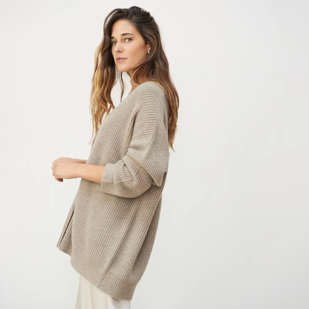 Leah - Überdimensionale Kaschmir-Cardigan