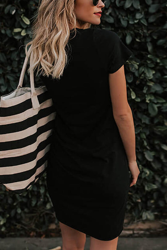 Vanessa - Modernes T-Shirt-Kleid