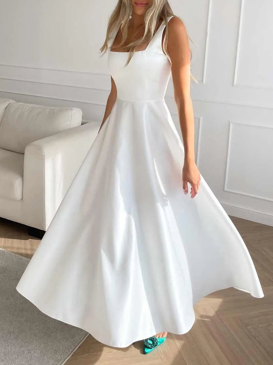 Catarina - Midikleid mit verziertem Mieder und Riemen