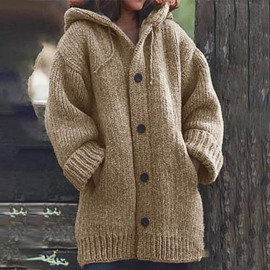 Renzel - Gestrickte warme Strickjacke