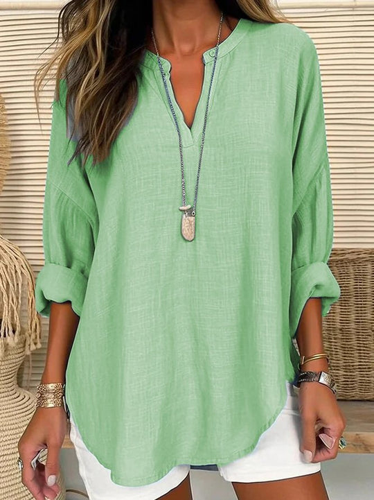 Eliza - Casual Leinenbluse