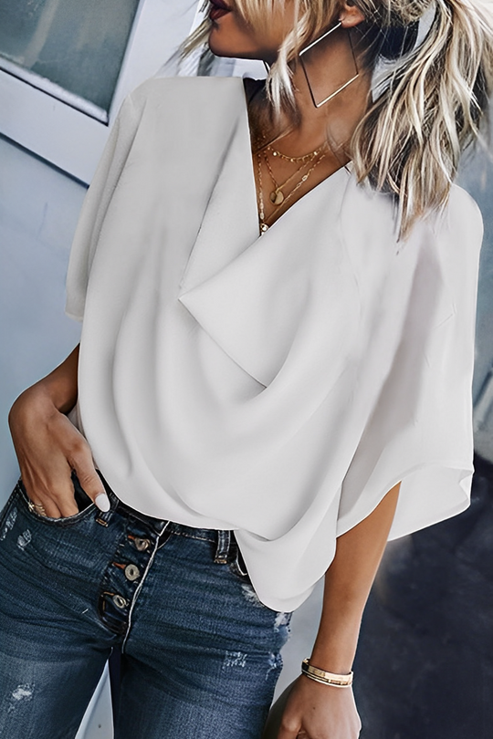 Julie Ann - Lässige Sommer Chiffonbluse