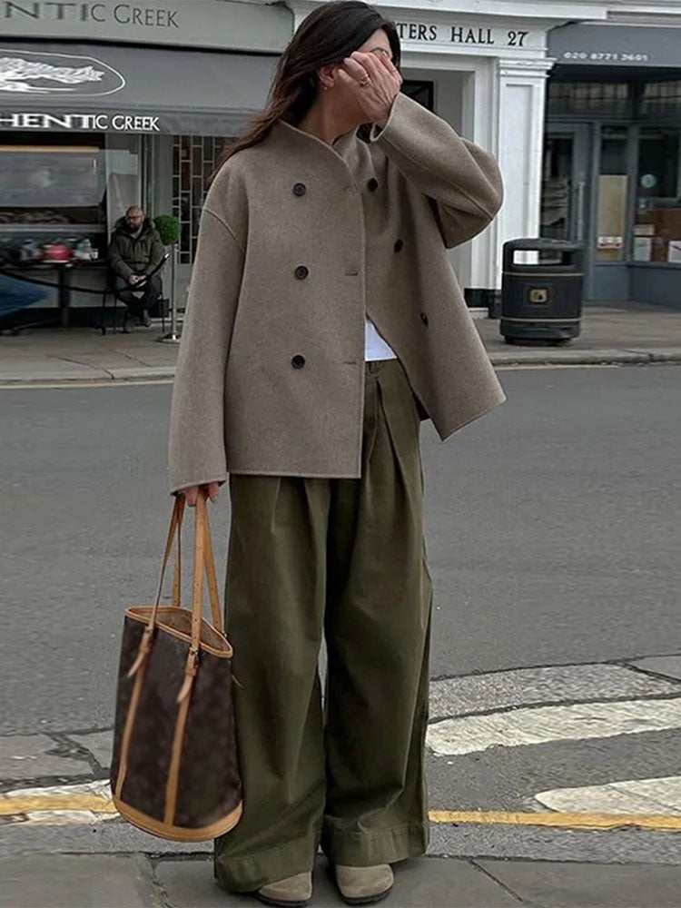 Mariam - Loser Knopf Jacke