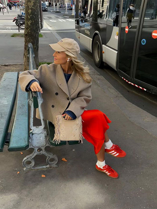Mariam - Loser Knopf Jacke