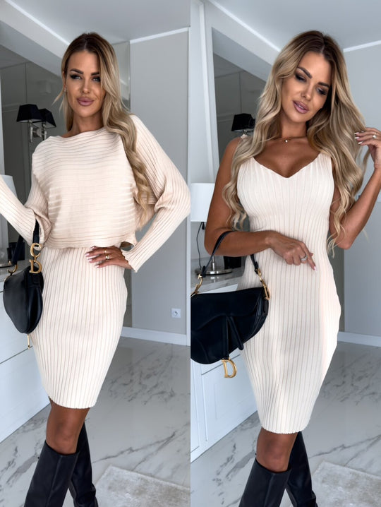 Abelle - Kleid & Pullover 2-teilig