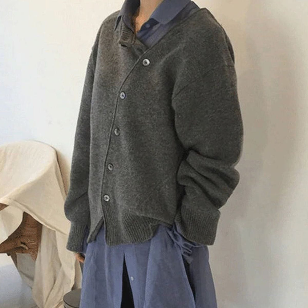 Nalani - Bequeme Kaschmir-Jacke mit Knopfdetails